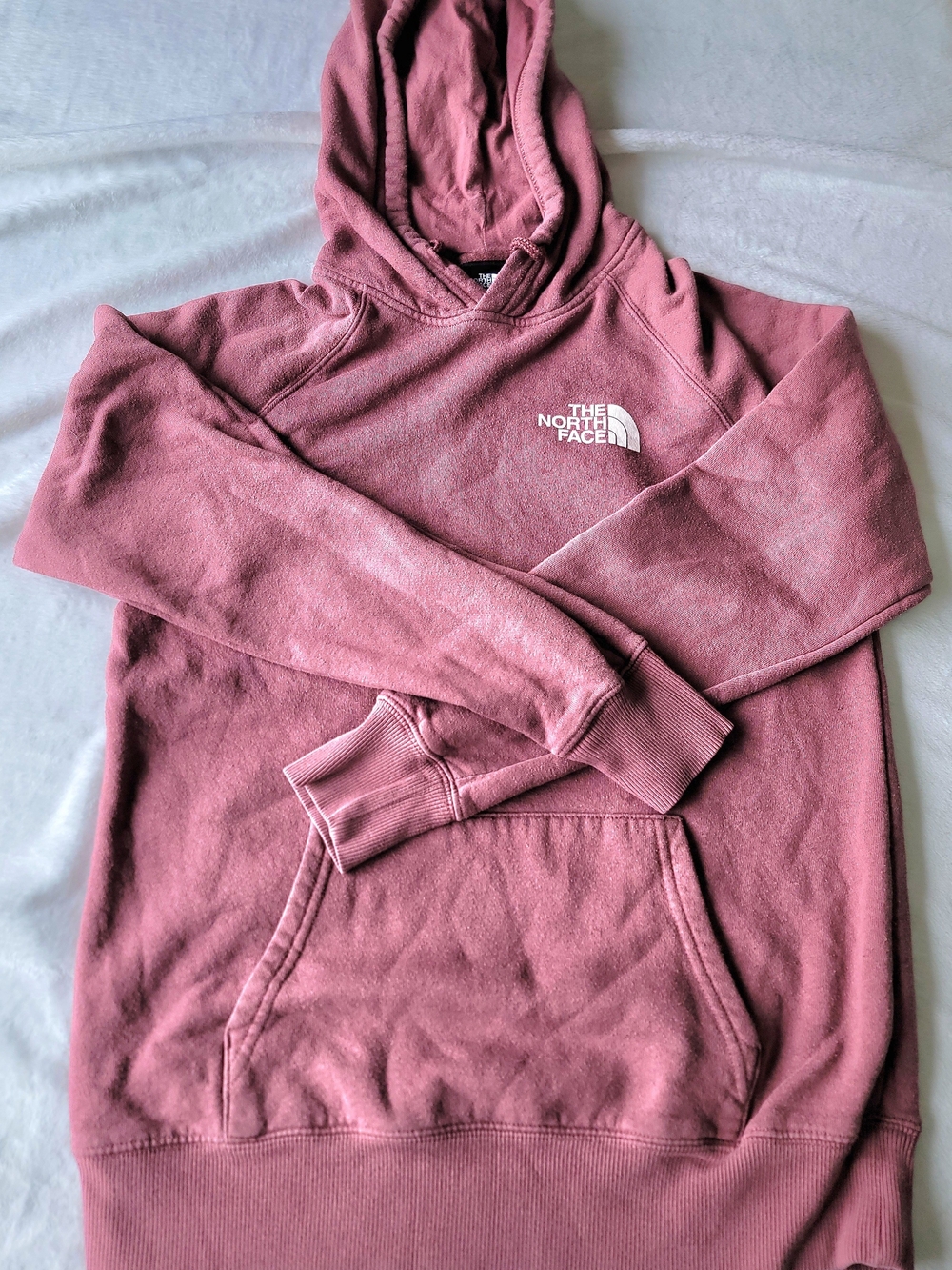 The North Face Pink Rose Logo Hoodie - Picture 4 of 5